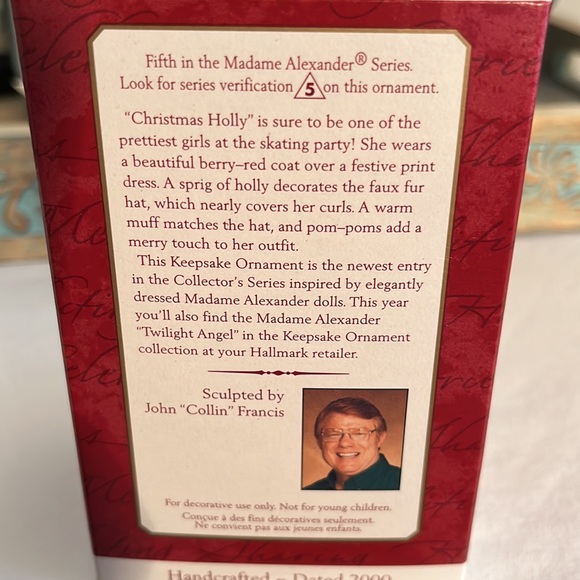 Hallmark Madame Alexander keepsake ornament - Picture 3 of 7